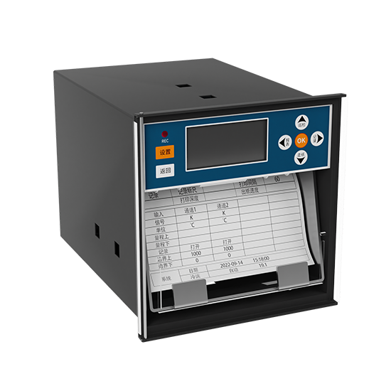 彩乐园R1200 1-12路 液晶智能 打印有纸记录仪 电流/电压/温度/压力