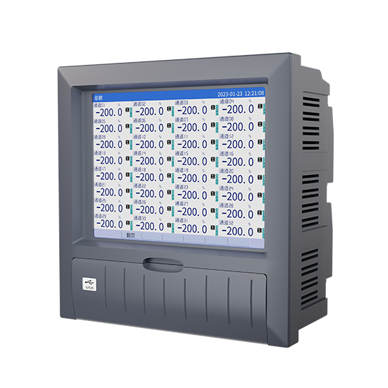 彩乐园MIK-R8000D 1-40路 10.4英寸 彩屏 无纸记录仪 USB