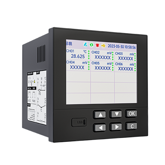 MIK-RN3000-1_18 路万能模拟输入 3.5 英寸彩色液晶屏无纸记录仪_温度_压力_多种参数